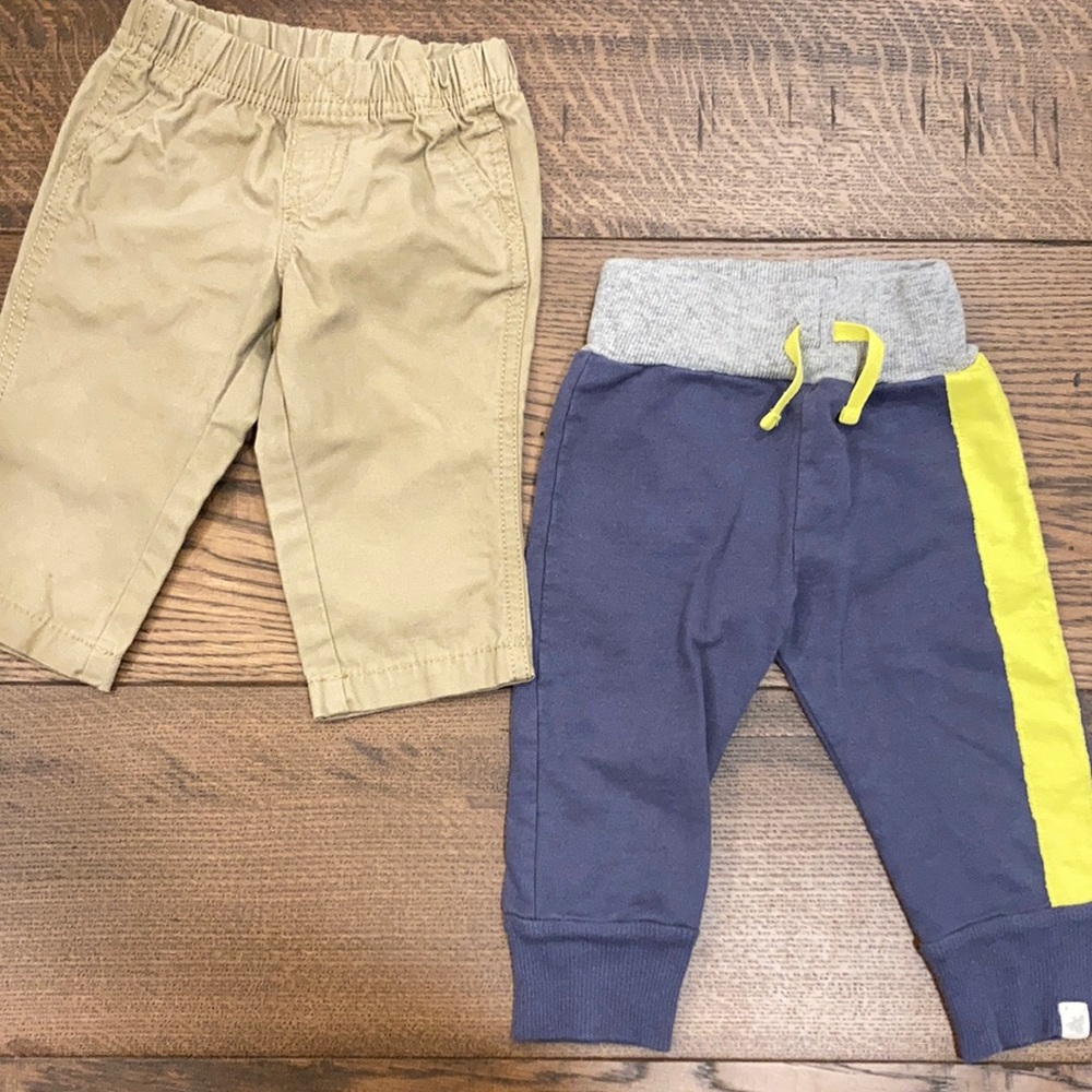 6 month Carter’s and Burt’s Bee’s pants
